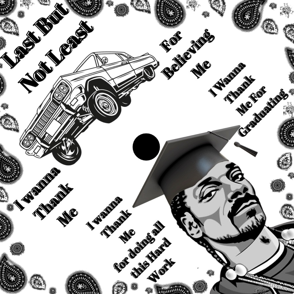 Graduation Cap Topper with Car and Portrait Design